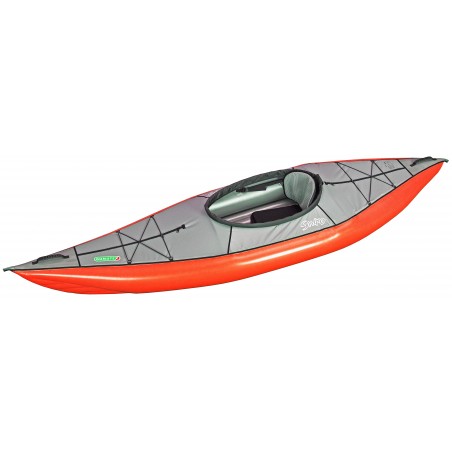 Kayak monoplace Swing 1 rouge de la marque Gumotex
