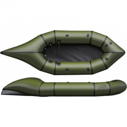 Packraft monoplace City raft de couleur verte de la marque Nortik