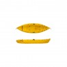 Kayak monoplace Sit on top Bay1 jaune de la marque Exo