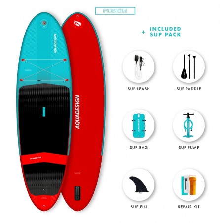 Stand up paddle gonflable Kendo 10'6 de la marque Aquadesign