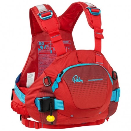 Gilet de kayak rivière FXR rouge de la marque Palm