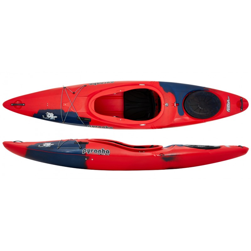 Kayak monoplace sit in Fusion II rosella red de la marque Pyranha