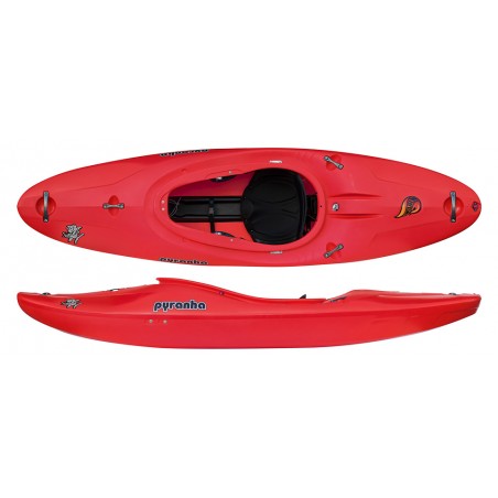 Kayak de rivière club Burn III rouge de la marque Pyranha