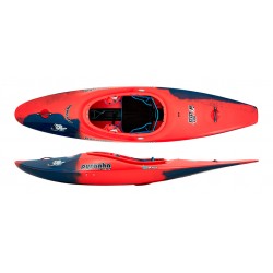Kayak cross Rip-R-evo 2 avec ailerons couleur rosella red de la marque Pyranha