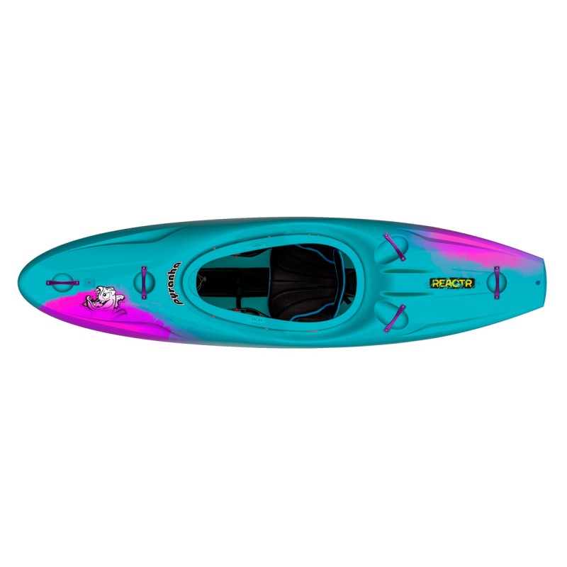 Kayak de rivière React-R couleur cotinga blue de la marque Pyranha