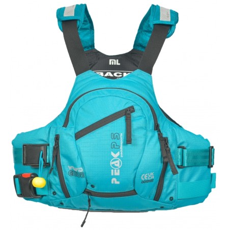 Gilet de kayak rivière Wrapid Guide bleu, de la marque Peak
