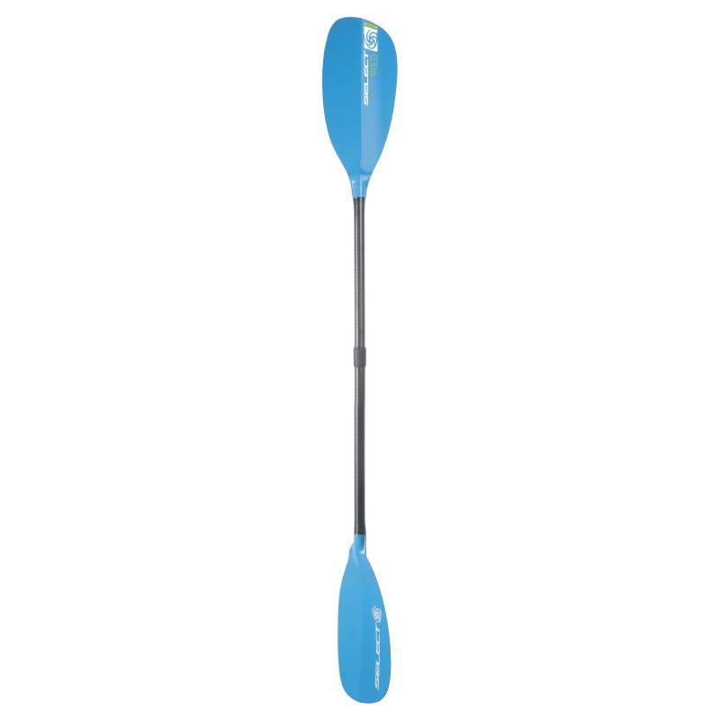 Pagaie de rivière Wild Colored manche ergonomique de la marque Select bleu