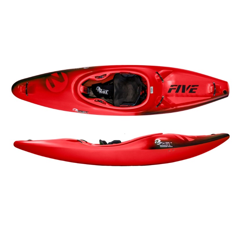 Kayak de rivière Five rouge de la marque Zet