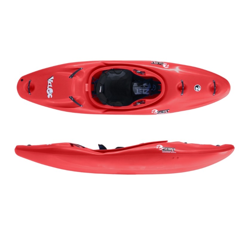 Kayak de rivière Veloc de la marque Zet rouge