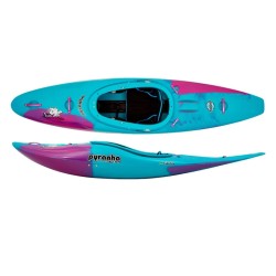 Kayak cross Rip-R-evo 2 avec ailerons couleur cotinga blue de la marque Pyranha