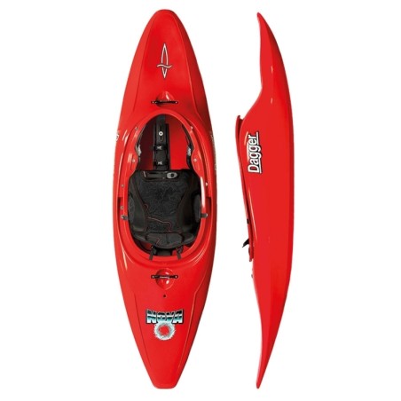 Nova, kayak freeride de la marque Dagger, couleur rouge